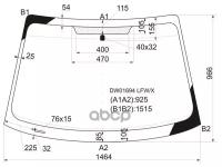 Стекло Лобовое Ford Focus 98-04 XYG арт. DW01694 LFW/X