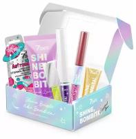 7DAYS Подарочный набор для голографического макияжа SHINE, BOMBITA! CRYSTAL BOX №402, 6 средств