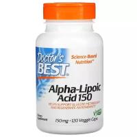 Капсулы Doctor's Best Alpha-Lipoic acid 150, 80 г, 150 мг, 120 шт