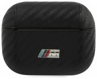 Чехол CG Mobile BMW M-collection PU carbon effect with metal logo для AirPods Pro, цвет Черный (BMAPCMPUCA)