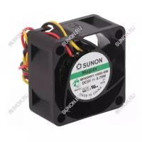 Вентилятор SUNON MF40200V1-G99-A, Вентилятор осевой, 5В DC, 40x40x20мм, подшипник Vapo, 15,04куб.м/ч, 25,5дБА, 1шт