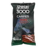 Прикормка Sensas 3000 CARP Rouge 1кг