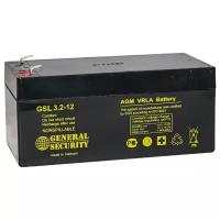 Свинцово-кислотный аккумулятор General Security GSL 3.2-12 (12 В, 3.2 Ач)