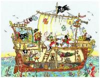 Набор для вышивания Pirate Ship (Пиратский корабль) 26 x 35 см Bothy Threads XCT7