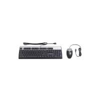 Клавиатура + мышь HP USB, черный (638214-B21)