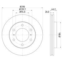 Диск тормозной перед Nisshinbo ND3016K