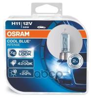 64211cbi-Hcb_к-Кт Ламп Cool Blue Intense! 2шт. (H11) 12v 55w Pgj19-2 Цвет. Темп. 4200к Osram арт. 64211CBIHCB