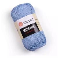 Пряжа YarnArt Macrame, 100 % полиэстер, 90 г, 130 м, 2 шт., 133 светло-голубой 130 м