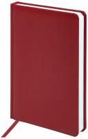 Ежедневник-планер (планинг) / записная книжка / блокнот недатированный формат А5 138x213 мм Brauberg Profile, балакрон, 136 листов, красный