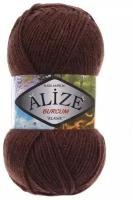 Пряжа для вязания ALIZE 'BURCUM KLASIK' 100гр. 210м (100% Акрил) (493 каштановый), 5 мотков