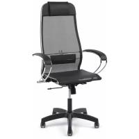 Кресло для руководителя Метта метта Комплект 4, основание 17831, обивка: текстиль, цвет: сетка черная