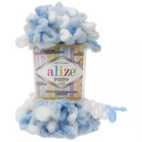 Пряжа Alize Puffy color, 100 г, 9 м, 2 шт., 5865 9 м