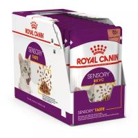 Влажный корм для кошек Royal Canin Sensory Taste стимулирующий вкусовые рецепторы 12 шт. х 85 г (кусочки в соусе)