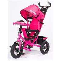 Велосипед 3-х кол. KIDS TRIKE A12M 12/10 (Надув. колеса) (Муз. Панель) розовый 1 шт