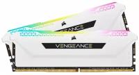 Модуль памяти Corsair Vengeance RGB Pro SL 32GB DDR4 3200MHz DIMM White Heatspreader, CMH32GX4M2E3200C16W