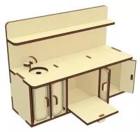 Мебель для кукол Кухонный гарнитур модель 2 Детская Логика