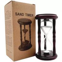 Часы песочные 5 минут белый песок
