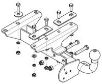 Фаркоп AvtoS DW 04 для Daewoo Matiz(без электрики)