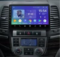 Штатная магнитола для HYUNDAI Santa Fe 2006-2012 на Android 12 с 4-ядерным процессором и памятью 2/32 Gb