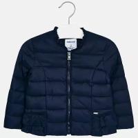 Куртка Mayoral для девочек, размер 98 (3 года), цвет темно-синий