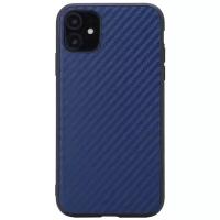 Чехол G-Case Carbon для Apple iPhone 11, темно-синий