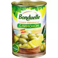 Bonduelle Оливки Мансанилья с лимоном, 300 г, 314 мл