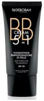 DEBORAH Тональный ВВ-крем BB CREAM 5 IN 1 SKIN PERFECTOR FOUNDATION тон 00 белоснежно розовый 30 мл