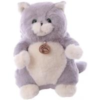 Мягкая игрушка Lapkin Толстый кот, 26 см, серый