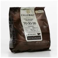 Callebaut Горький шоколад в каллетах 70,5%, 70-30-38-E0-D94, 0,4 кг