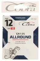 Крючки Cobra ALLROUND, серия CA125, № 12, 10 шт