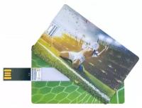 Подарочный USB-накопитель футбол оригинальная флешка пластиковая карта 4GB