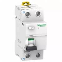 iID 2Р 40A 30mA AC Блок утечки тока 2-полюсный, 40A, 30mA, тип АC (УЗО) Schneider Electric, A9R41240