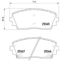 Колодки Тормозные Перед Kia Picanto, Ray 11- NISSHINBO арт. NP6065