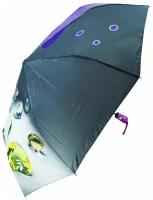 Зонт Rainbrella, автомат, 3 сложения, купол 105 см., 9 спиц, система «антиветер», чехол в комплекте, для женщин