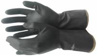 Перчатки резиновые технические кислотощелочестойкие КЩС Тип-2, азри, размер 8, М (средний), К20Щ20