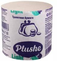 Бумага туалетная Plushe Light 1 слой, 1 рулон (48 шт.)