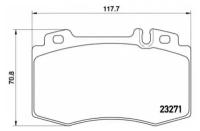 Колодки Тормозные Дисковые Передние С Датчиком Brembo арт. P50041