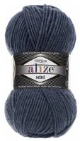 Пряжа Alize Superlana Midi, 25 % шерсть, 75 % акрил, 100 г, 170 м, 5 шт., 203 джинсовый меланж 170 м