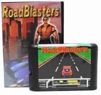 Игра на Sega в стиле бешеных боевых гонок на автомобилях - Road Blasters (Дорожные взрыватели)