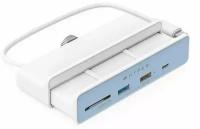 Мульти хаб Hyper HyperDrive 6-in-1 USB-C Hub для iMac белый (HD34A8)