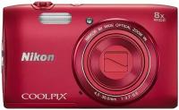 Фотоаппарат Nikon Coolpix S3600, красный