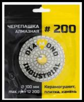 Круг шлифовальный алмазный гибкий Trio-diamond 100 мм №200