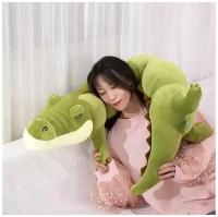 Мягкая игрушка Крокодил Светло-зелёный 80 см,подарок, для мальчика, для девочки, на день рождение