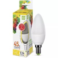 Лампа светодиодная LED-СВЕЧА-standard 5Вт 230В Е14 3000К 450Лм ASD 10 шт/уп