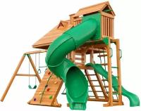 Детская деревянная площадка IgraGrad Premium Крепость Deluxe 2 (спортивно-игровая площадка для дачи и улицы)