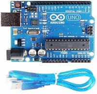 Отладочная плата Arduino UNO R3 с кабелем