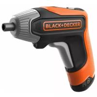 Аккумуляторный винтоверт пистолетной формы BLACK+DECKER BCF611CK, 3.6 В Li-Ion, быстрое ЗУ, кейс, набор оснастки