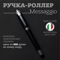 Ручка-роллер Ancora Pens "Messaggio", цвет чернил: синий, стержень: F, в подарочной упаковке