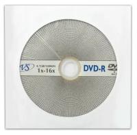 Оптический диск DVD-R VS 4.7Gb, 16x, бумажный конверт, 1шт. (511555)