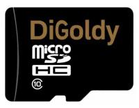 Карта памяти DiGoldy microSDHC class 10 16GB - без адаптера SD